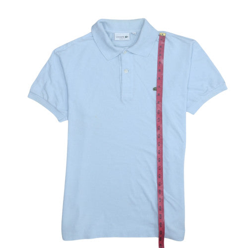 Lacoste Men's Blue Classic Fit Cotton Polo Shirt Size M