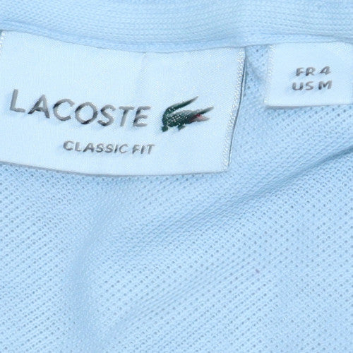 Lacoste Men's Blue Classic Fit Cotton Polo Shirt Size M