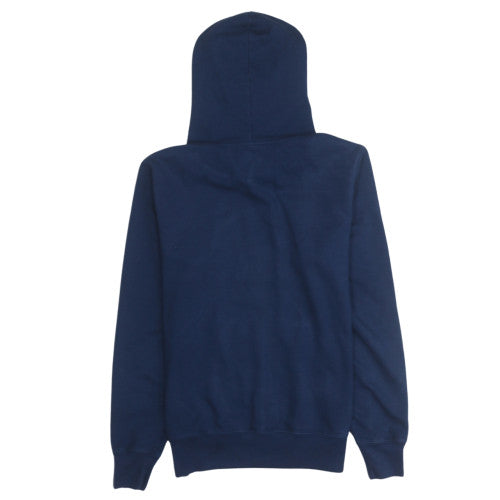 Champion Men's Blue Pullover Hoodie Size L Fleece Logo Sweatshirt