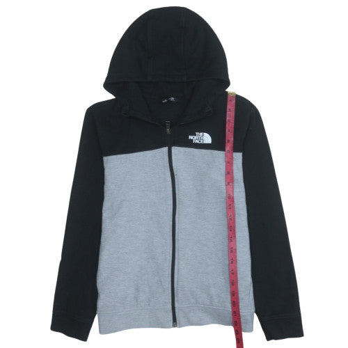 The North Face Teens Grey Full Zip Hoodie Size 14 Fleece Jacket