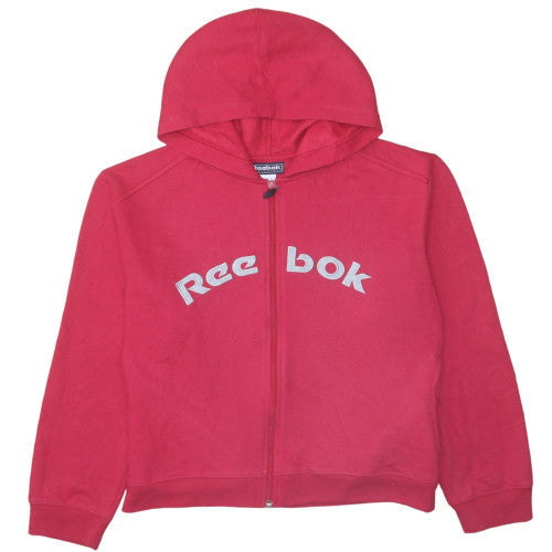 Reebok Essentials Men's Red Full Zip Hoodie Size 2XL Cotton Blend