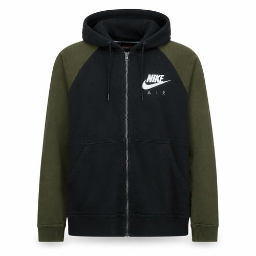 Nike Men's Black Full Zip Hoodie M Sports Fleece Sweatshirt