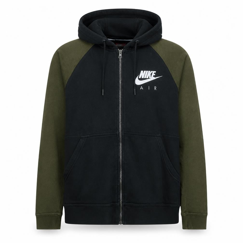 Nike Men's Black Full Zip Hoodie M Sports Fleece Sweatshirt