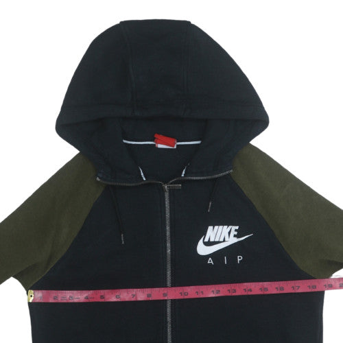 Nike Men's Black Full Zip Hoodie M Sports Fleece Sweatshirt