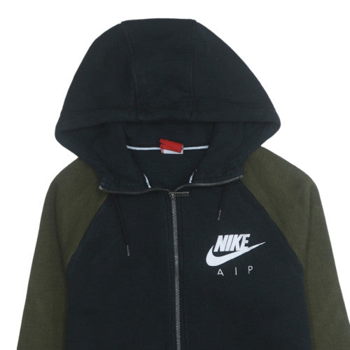 Nike Men's Black Full Zip Hoodie M Sports Fleece Sweatshirt