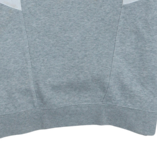 Nike Teens Grey Pullover Sweatshirt L Logo Sportswear