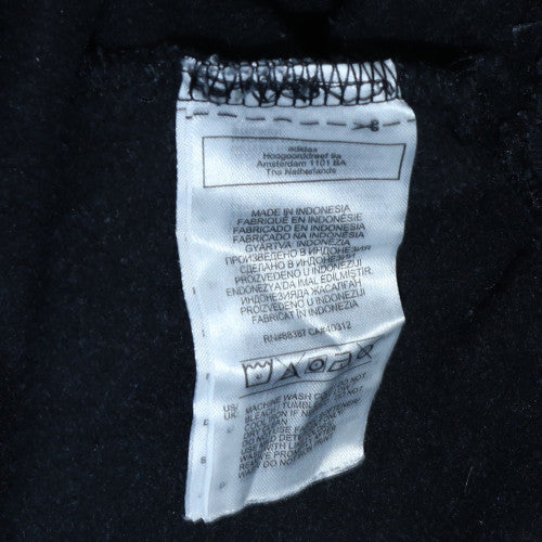 Adidas Women Black Logo Sweatshirt Size 8 Crew Neck Pullover