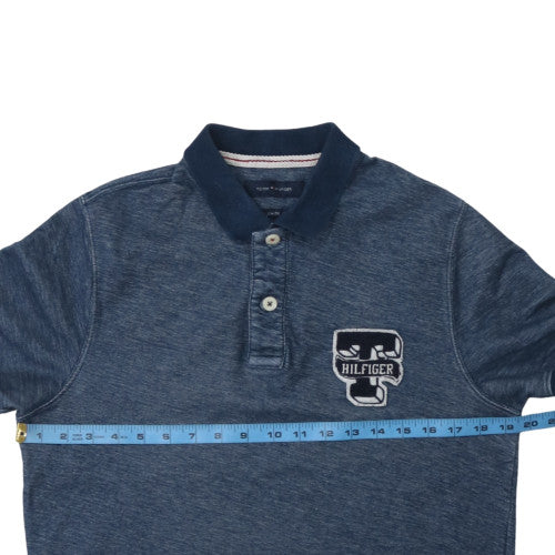 Tommy Hilfiger Men's Blue Slim Fit Polo Shirt Size S