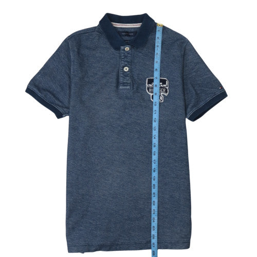 Tommy Hilfiger Men's Blue Slim Fit Polo Shirt Size S