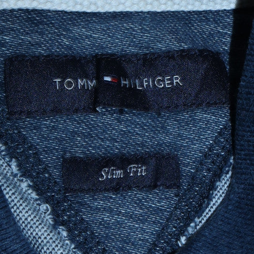 Tommy Hilfiger Men's Blue Slim Fit Polo Shirt Size S