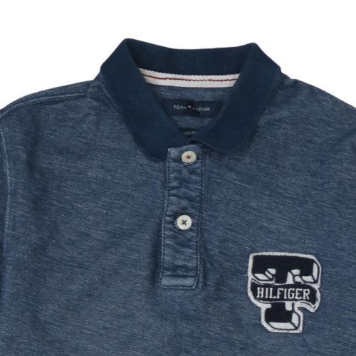 Tommy Hilfiger Men's Blue Slim Fit Polo Shirt Size S