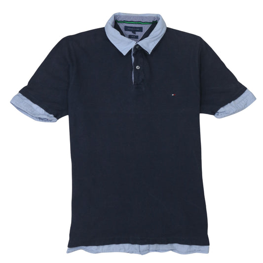 Tommy Hilfiger Men's Blue Slim Fit 2XL Polo Shirt