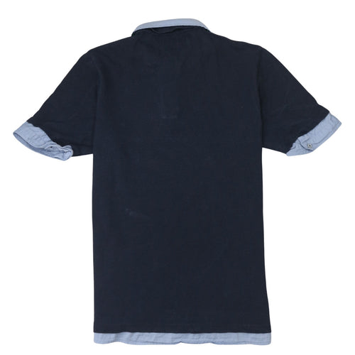 Tommy Hilfiger Men's Blue Slim Fit 2XL Polo Shirt