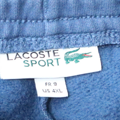Lacoste Men Blue 4XL Sweatpants Comfortable Fleece Tapered Fit