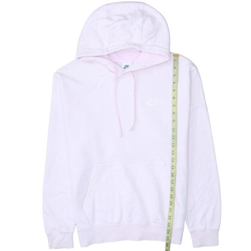 Nike Womens Pink Pullover Hoodie Medium Cotton Blend Casual