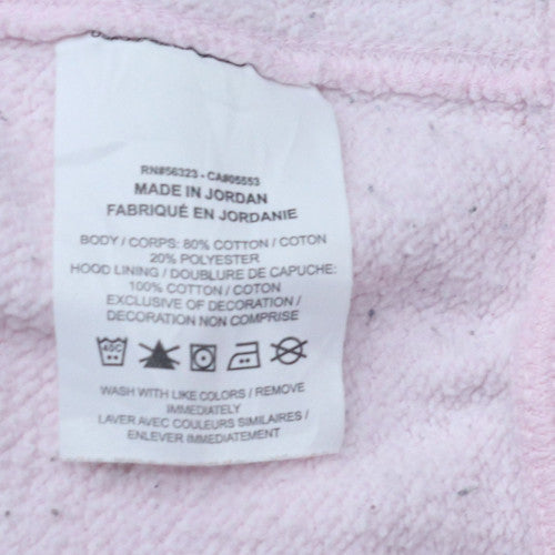 Nike Womens Pink Pullover Hoodie Medium Cotton Blend Casual