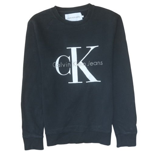 Calvin Klein Jeans Men's Black Small Pullover Sweatshirt