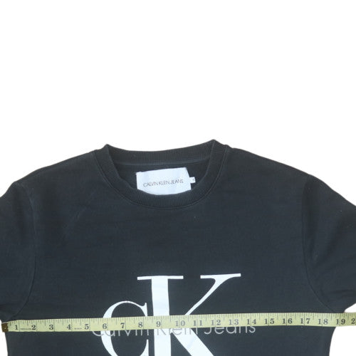 Calvin Klein Jeans Men's Black Small Pullover Sweatshirt
