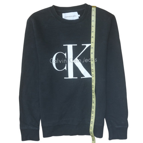 Calvin Klein Jeans Men's Black Small Pullover Sweatshirt