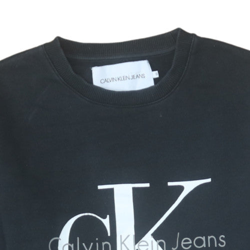Calvin Klein Jeans Men's Black Small Pullover Sweatshirt