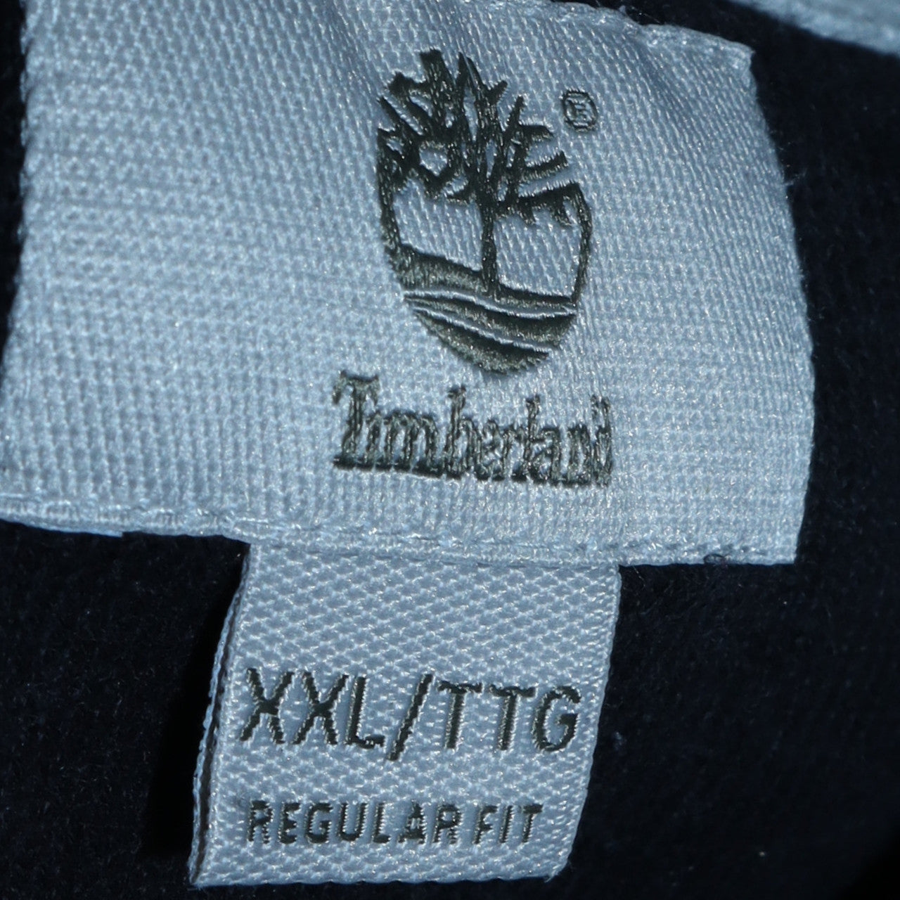 Timberland Men's Black 2XL V-Neck Cotton Pullover Jumper