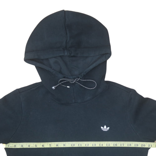 Adidas Women's Black Pullover Hoodie Dress Size 14 Casual Tunic Style