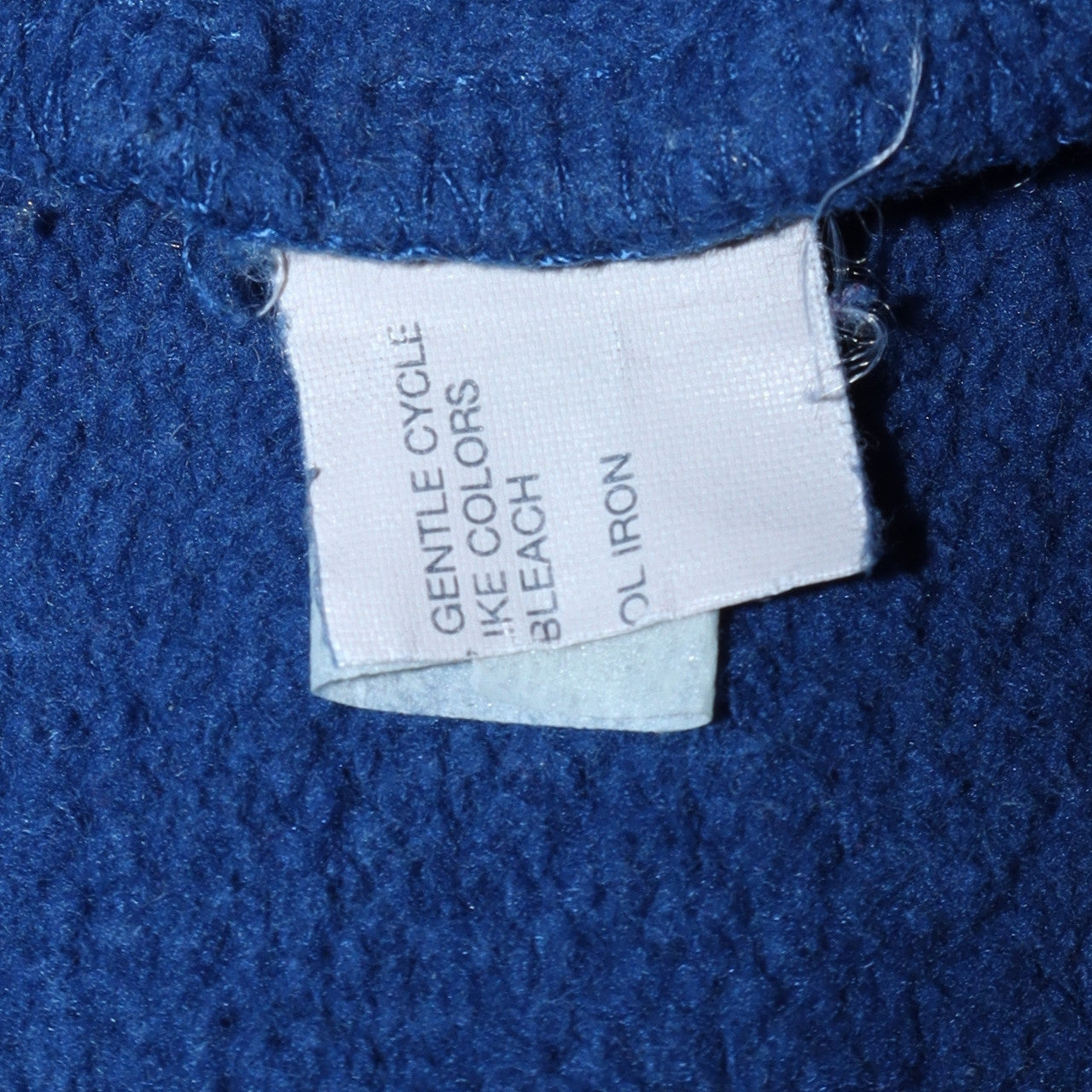 GAP Men's Blue Pullover Hoodie L Logo Fleece Sweatshirt