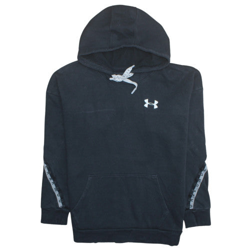 Under Armour Womens Black Medium Pullover Hoodie with Logo