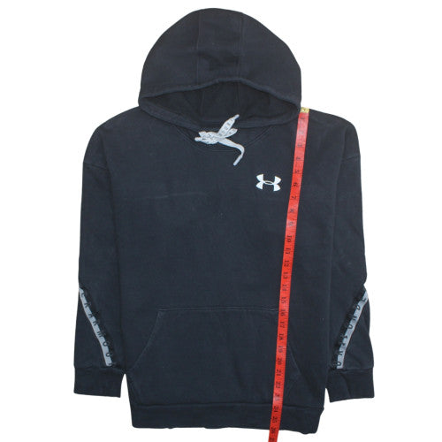 Under Armour Womens Black Medium Pullover Hoodie with Logo