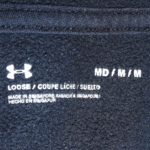 Under Armour Womens Black Medium Pullover Hoodie with Logo