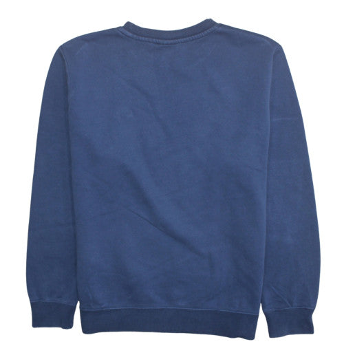 Nike Mens Blue Crew Neck Sweatshirt M Classic Fleece Pullover