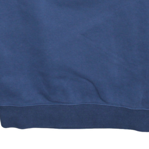 Nike Mens Blue Crew Neck Sweatshirt M Classic Fleece Pullover