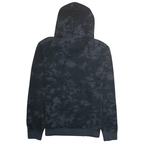 Champion Women Black Tie Dye Pullover Hoodie Large Cotton Blend