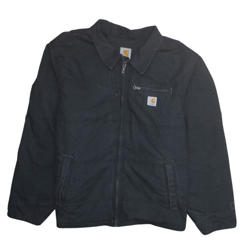 Carhartt Men's Black XL Workwear Canvas Jacket