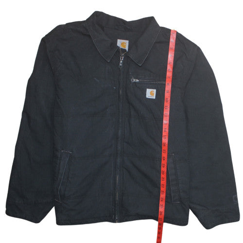 Carhartt Men's Black XL Workwear Canvas Jacket