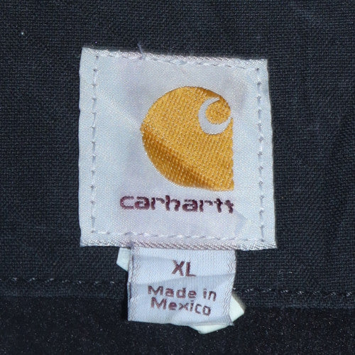 Carhartt Men's Black XL Workwear Canvas Jacket