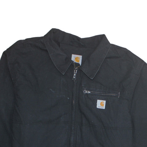 Carhartt Men's Black XL Workwear Canvas Jacket