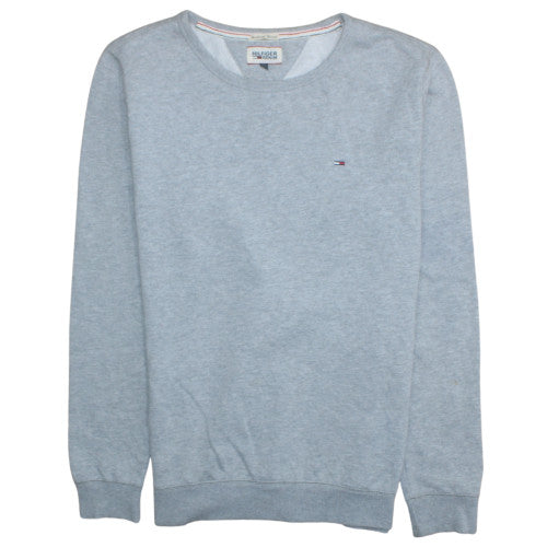 Tommy Hilfiger Denim Men's Grey XL Pullover Sweatshirt Crew Neck