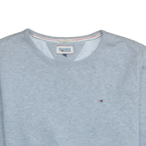 Tommy Hilfiger Denim Men's Grey XL Pullover Sweatshirt Crew Neck