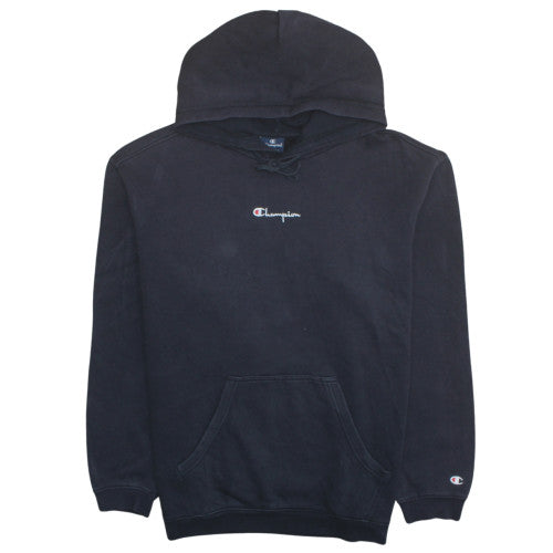 Champion Women's Black Pullover Hoodie Medium Cotton Blend