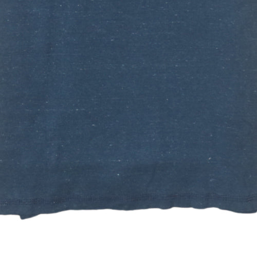 G-Star Raw Men's Blue Crew Neck Regular Fit Short Sleeve T-Shirt Size S