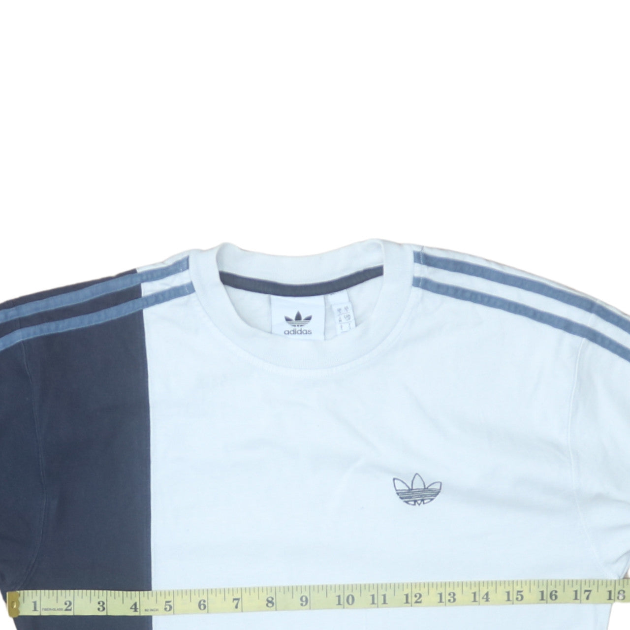 Adidas Men's Multicoloured Colourblock Crew Neck Cotton T-Shirt S