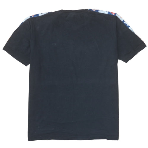Champion MLB Black T-Shirt Men Medium Cotton Short Sleeve Sports