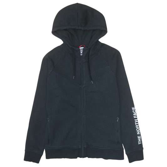 The North Face Women's Black Full Zip Hoodie Size S Cotton Blend