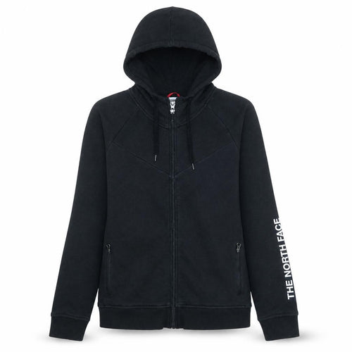 The North Face Women's Black Full Zip Hoodie Size S Cotton Blend