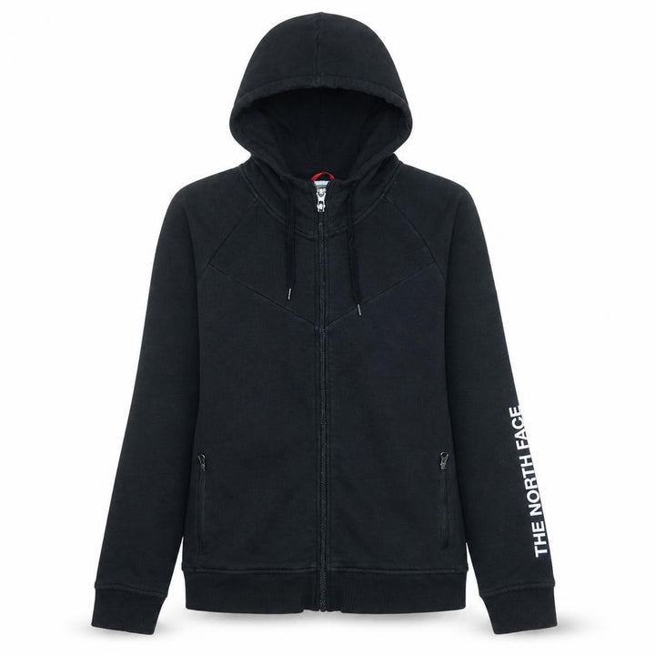 The North Face Women's Black Full Zip Hoodie Size S Cotton Blend