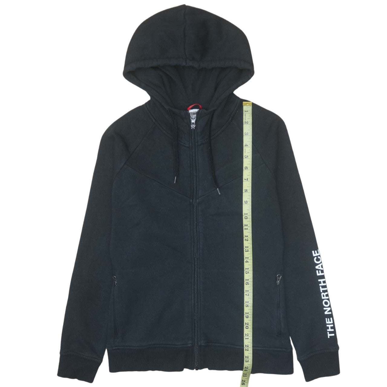 The North Face Women's Black Full Zip Hoodie Size S Cotton Blend