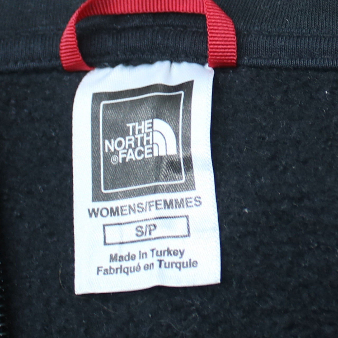 The North Face Women's Black Full Zip Hoodie Size S Cotton Blend