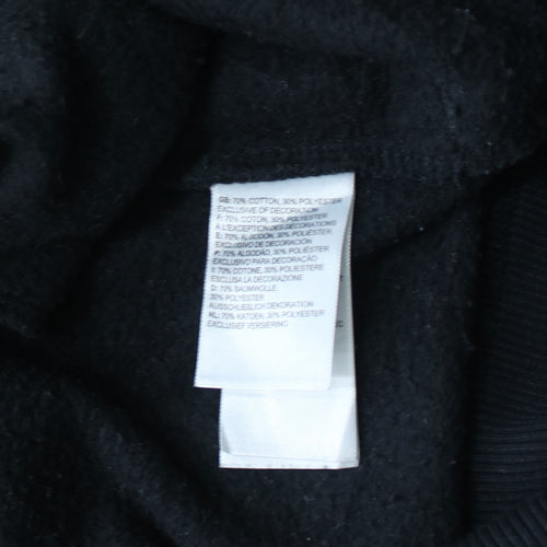 The North Face Women's Black Full Zip Hoodie Size S Cotton Blend