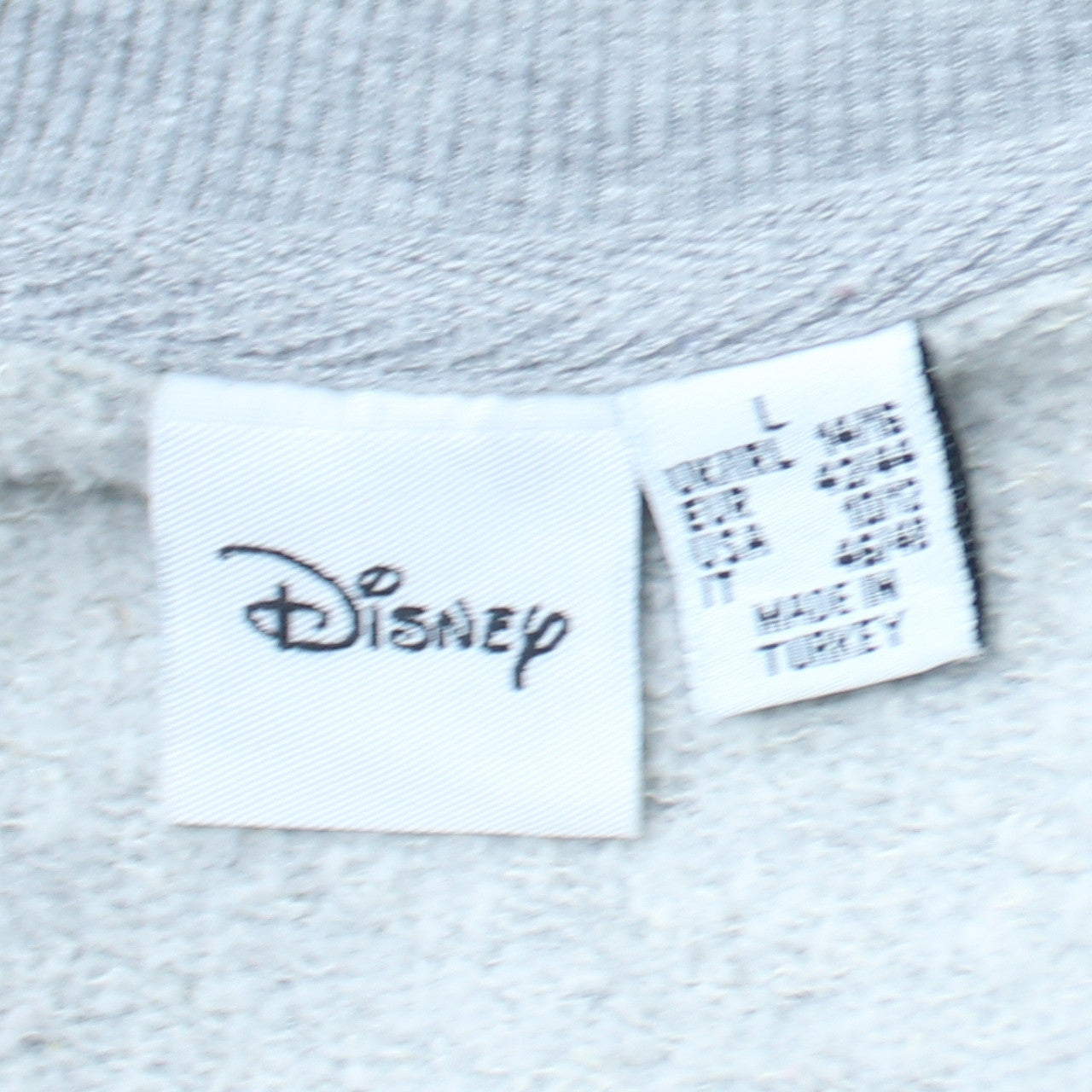 Disney Primark Womens Grey Stitch & Angel Sweatshirt L Cotton Blend